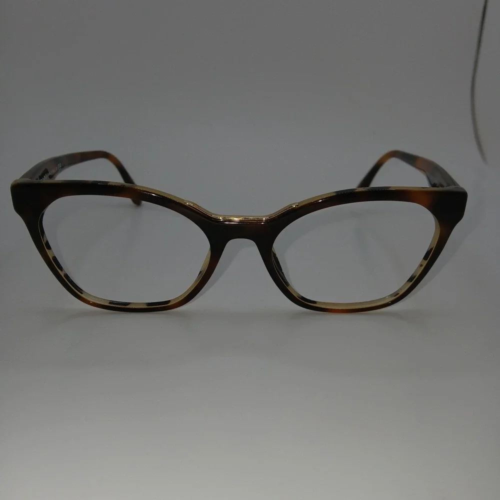 Prada Milano VPR 09U Womens Eyeglasses Frame Dark Tortoise Shell 52-18-140 mm